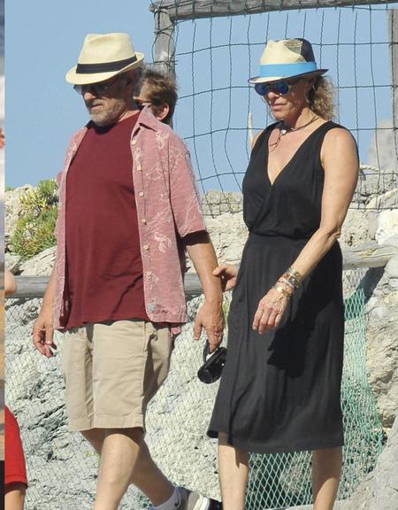Steven Spielberg aproveita férias com Kate Capshaw