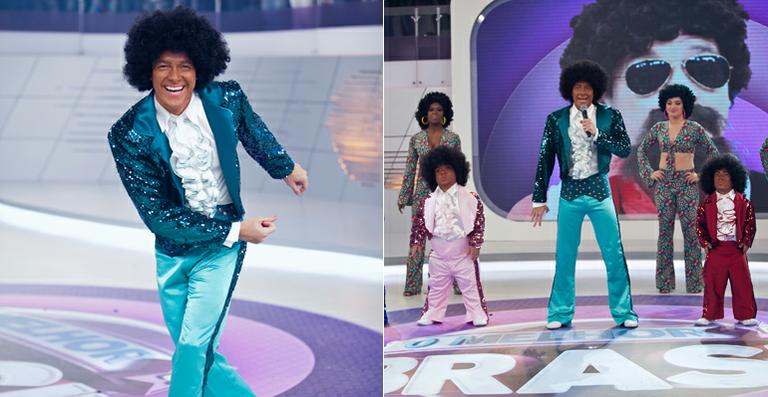 Rodrigo Faro faz nova homenagem para Michael Jackson no ‘Dança Gatinho’