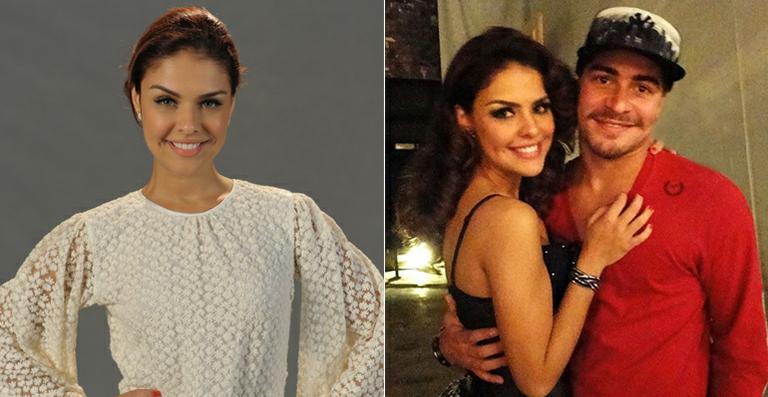 Paloma Bernardi recebe a visita de Thiago Martins no estúdio de ‘Salve Jorge’