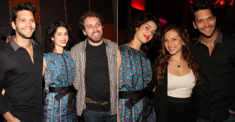 Maria Flor comemora com amigos a estreia de ‘Do Amor’