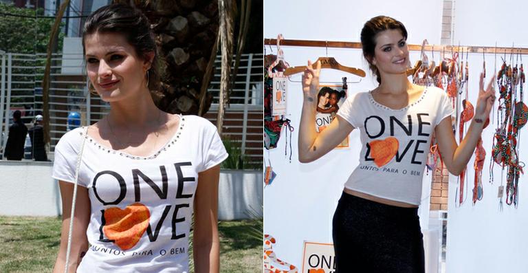 Isabeli Fontana vira a estrela de campanha da fundação do ex-namorado, Rohan Marley
