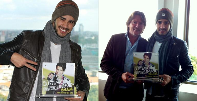 Gusttavo Lima recebe prêmio na Holanda com o hit ‘Balada’