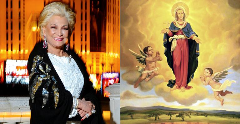 ‘Quis fazer a Nossa Senhora mais bonita do mundo’, diz artista que pintou para Hebe