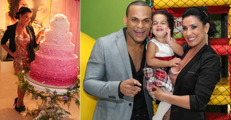 Scheila Carvalho comemora aniversário ao lado da família e planeja engravidar
