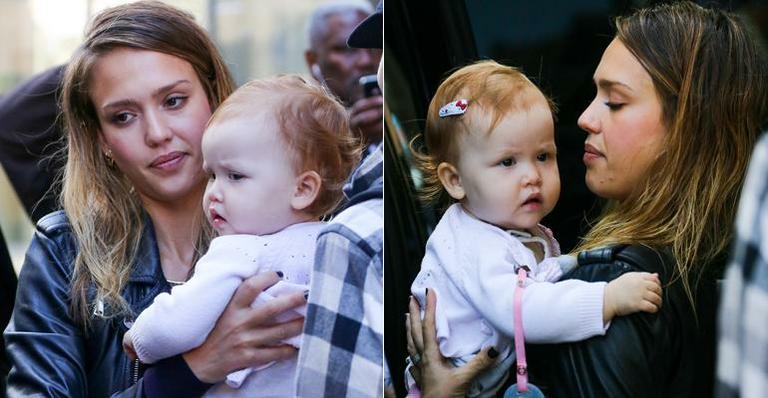 Jessica Alba e sua pequena Haven Garner