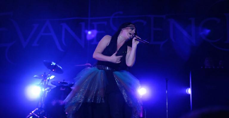 Evanescence faz show no Espaço das Américas, em São Paulo
