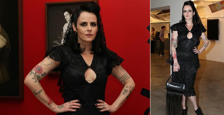 De véu e vestido preto, Fernanda Young lança seu décimo livro