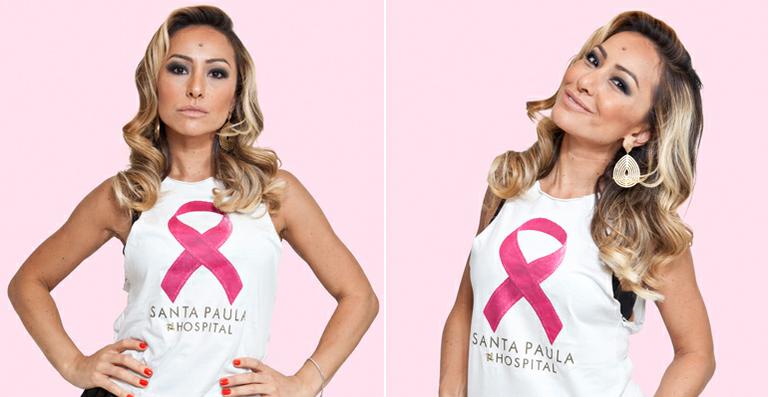 Sabrina Sato veste rosa em campanha do bem