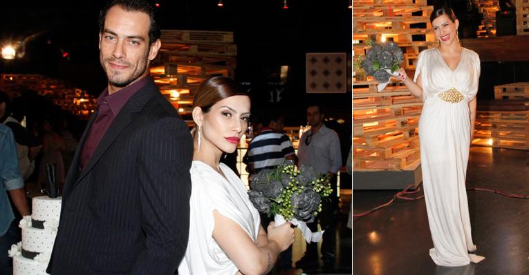 Deslumbrante, Cleo Pires grava cena de ‘descasamento’ em ‘Salve Jorge’