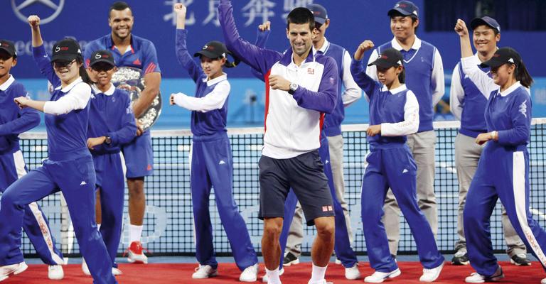 O irreverente Novak Djokovic
