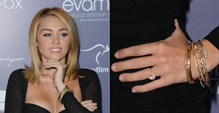 Designer de joias fala do anel de noivado de Miley Cyrus