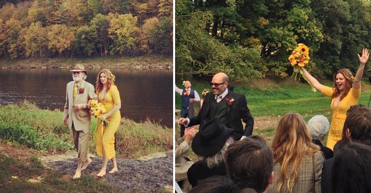 Inspiração para casamentos no campo: o enlace de Amber Tamblyn e David Cross