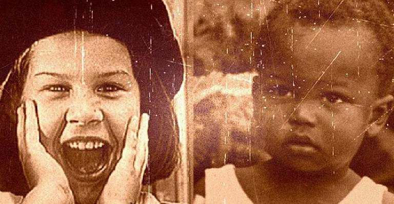 Thiaguinho brinca com foto antiga de Fernanda Souza. ‘Minha namoradinha de infância’