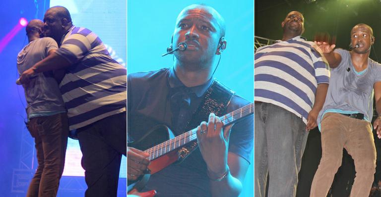 Thiaguinho reencontra e canta com Péricles em festival de Belém