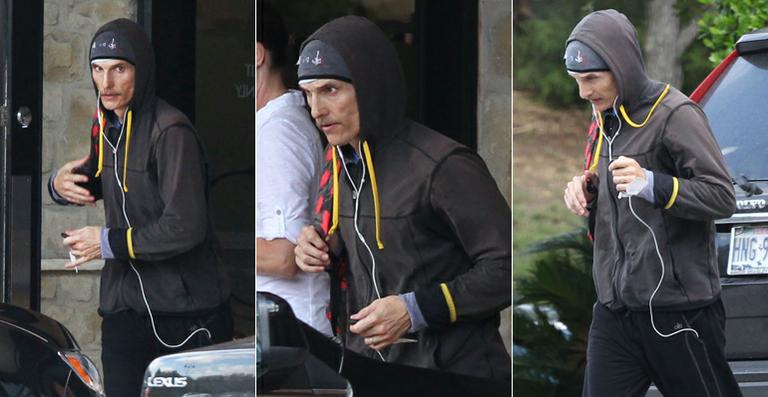 Empenho de Matthew McConaughey pela magreza impressiona