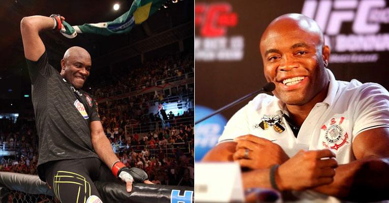 Confiante, Anderson Silva brinca no octógono e nocauteia Stephan Bonnar