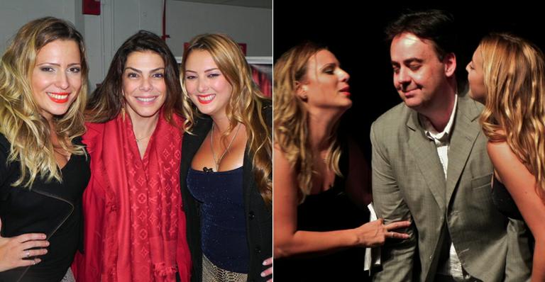 Gisele Fraga prestigia estreia de stand up da sobrinha comediante