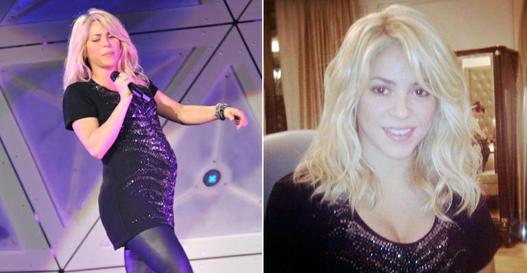 Shakira aparece com gravidez avançada durante show no Azerbaijão