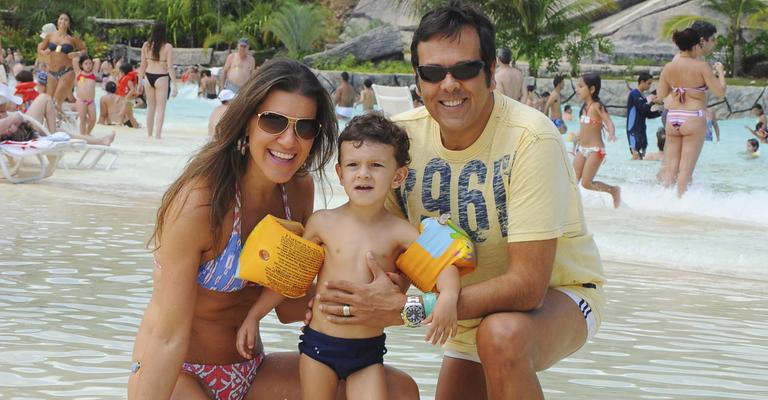 Marco Camargo descansa com a família após audições de ‘Ídolos’