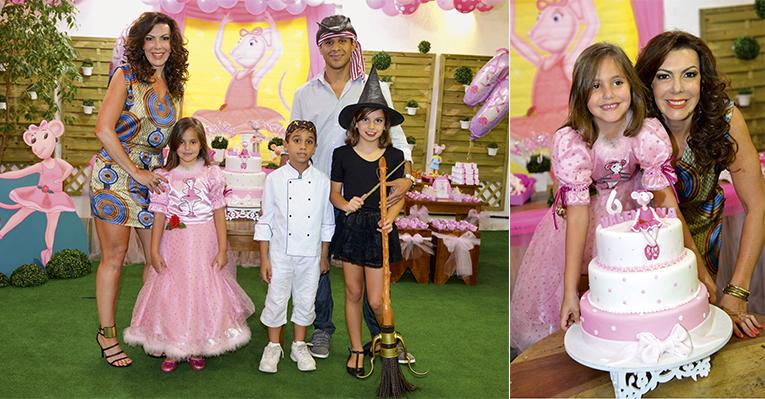 Claudia Lira comemora os 6 anos de Valentina