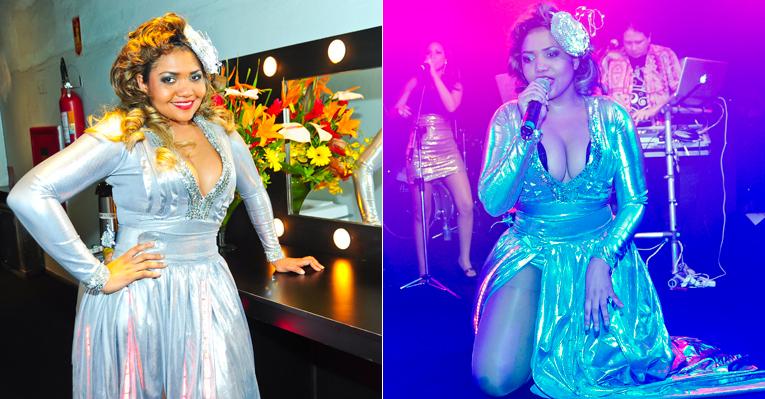 Gaby Amarantos faz show vestida como diva dos anos 1920 em São Paulo