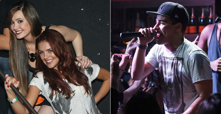 Paloma Bernardi confere show do namorado Thiago Martins