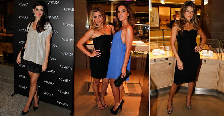 Flávia Alessandra, Mariana Rios e outras famosas em lançamento de joalheria