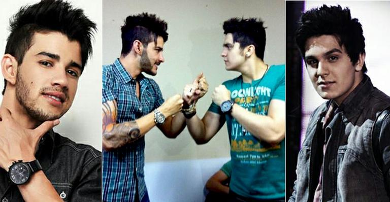 Gusttavo Lima e Luan Santana ameaçam lutar e brincam: ‘MMA sertanejo’