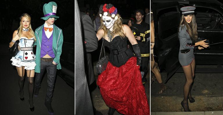 Confira as fantasias de alguns famosos em festa de Halloween, em Beverly Hills