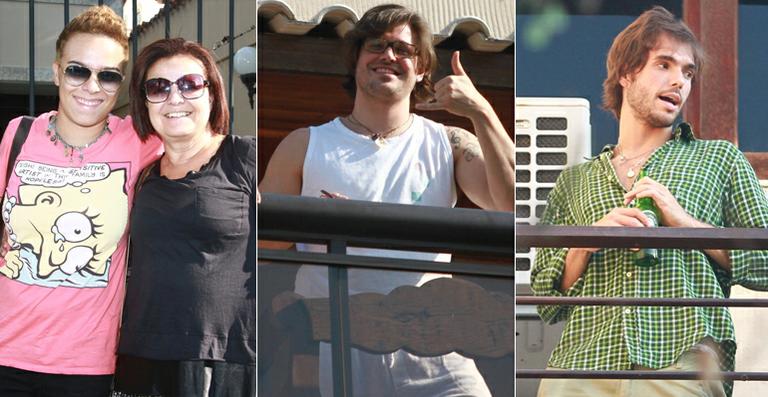 Dado Dolabella recebe amigos e família em festa da filha caçula