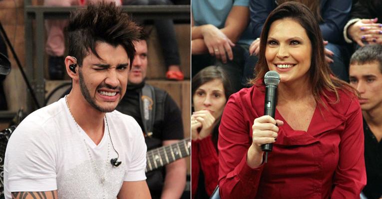Brincando, Gusttavo Lima pede Laura Müller em casamento