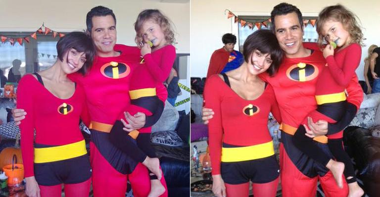 Em clima de Halloween, família de Jessica Alba vira ‘Os Incríveis’