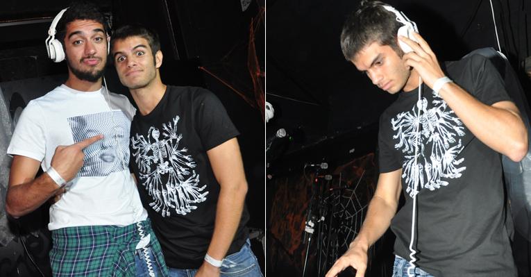 Miguel Rômulo e Daniel Blanco agitam festa de Halloween no Rio