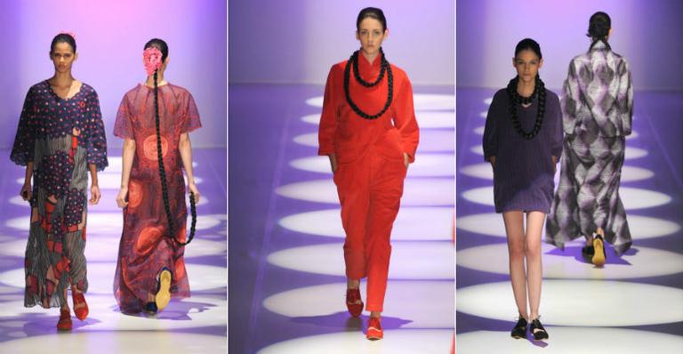 Ronaldo Fraga traz modelagens amplas e fluidas