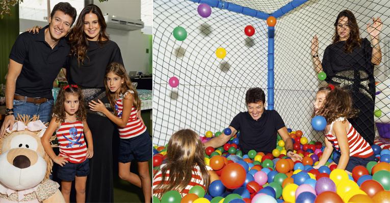 Vera Viel e Rodrigo Faro fazem chá de bebê do bem