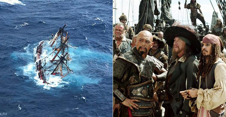 Furacão Sandy afunda navio usado na série ‘Piratas do Caribe’