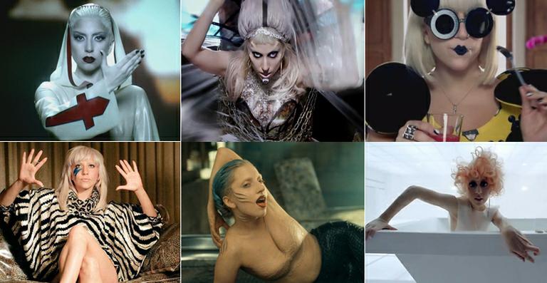 Escolha o melhor clipe de Lady Gaga, que faz show no Brasil nesta semana