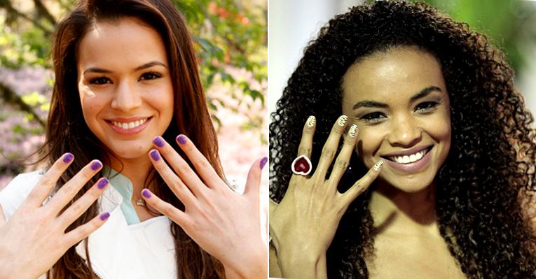 Lurdinha (Bruna Marquezine) e Sheila (Lucy Ramos)