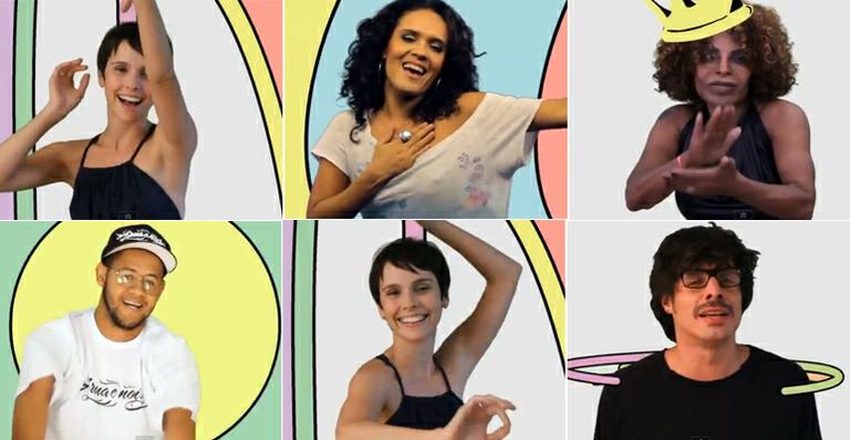 Débora Falabella e outros famosos participam de clipe do Sandália de Prata