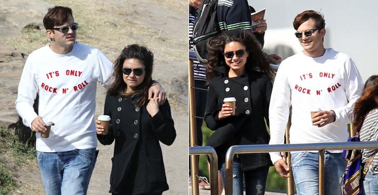 Veja fotos do passeio romântico de Ashton Kutcher e Mila Kunis na Austrália