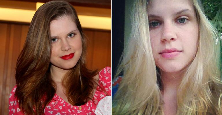 Carolinie Figueiredo radicaliza e fica loira platinada