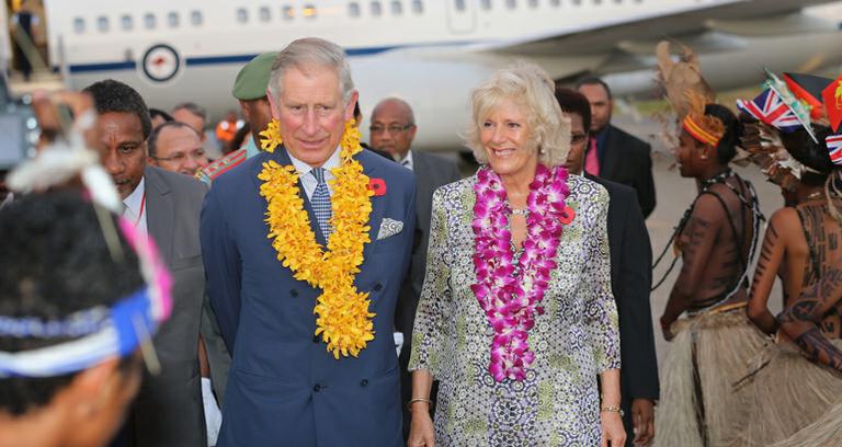 Príncipe Charles e Camilla Parker-Bowles visitam a Papua Nova Guiné