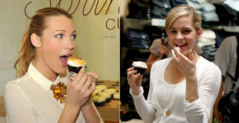 Todas amam! Blake Lively, Suri, Emma Watson e outras famosas se deliciam com cupcake