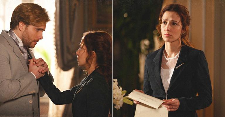 ‘Lado a Lado’: Laura faz as malas para sair de casa e Edgar fica arrasado