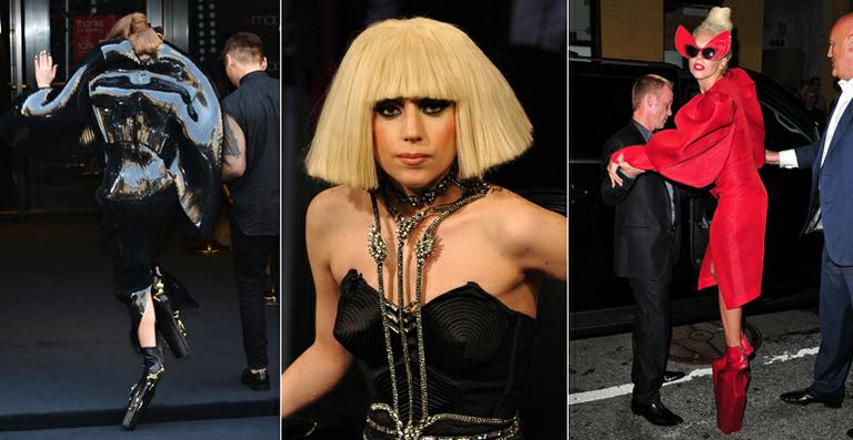Os sapatos excêntricos de Lady Gaga