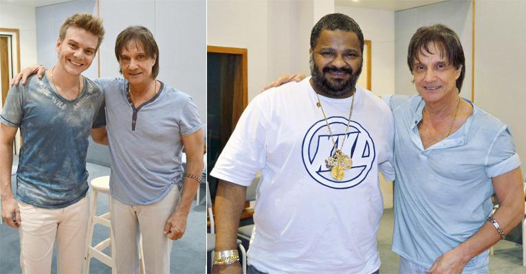 Michel Teló realiza o sonho de cantar com Roberto Carlos