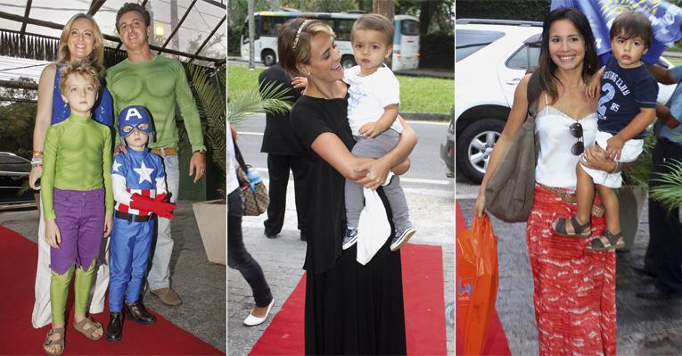 Angélica e Luciano Huck festejam aniversário do filho