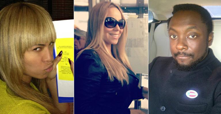 Beyoncé, Mariah Carey e outros famosos votam nos Estados Unidos