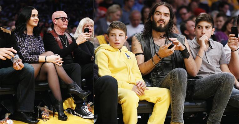 Reencontro embaraçoso entre Katy Perry e Russell Brand