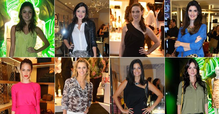 Famosas elegem looks para dia de inaugurações de lojas